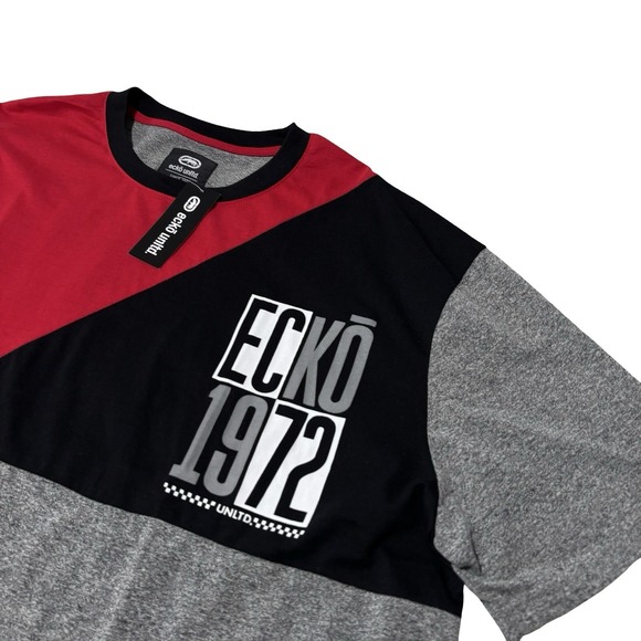 NWT Ecko Unltd Men's Double Sided Big Logo T Shirt Size 3XL 27 x 34 - Picture 4 of 6